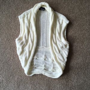 It’s Out Time white large size shrug